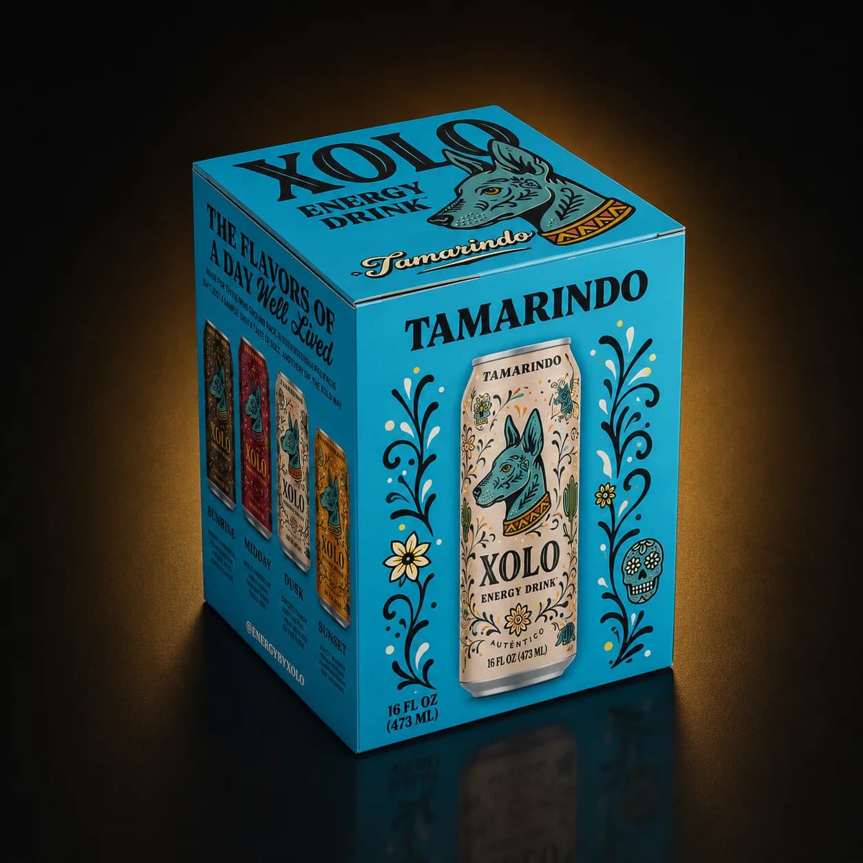 Tamarindo XOLO Energy Drink 4-pack