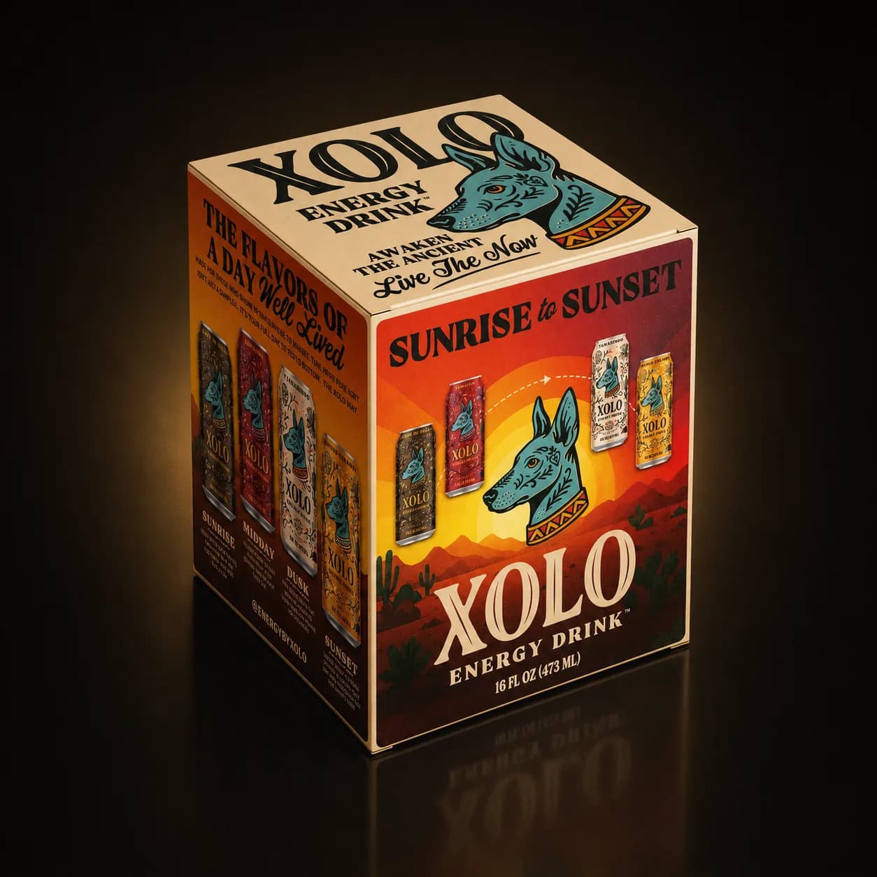 XOLO Energy Drink variety 4-pack